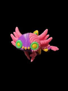 Stuffed axolotl