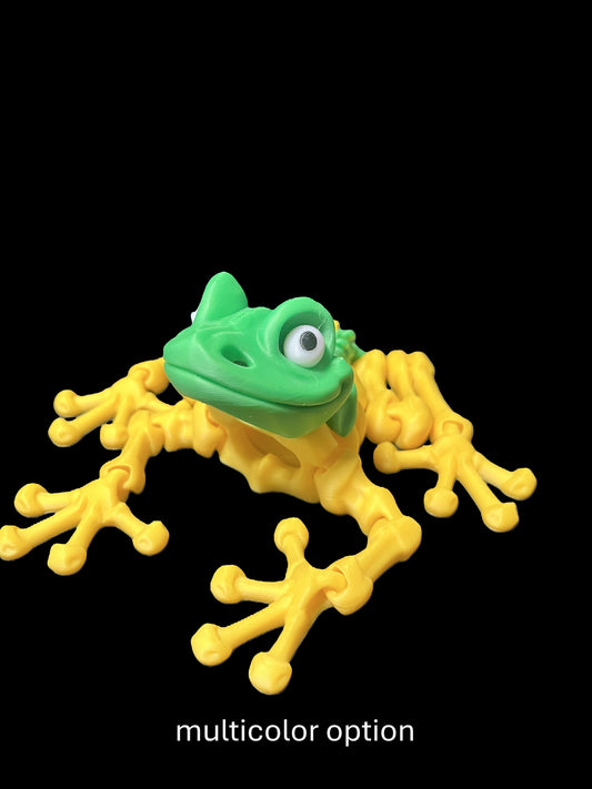 Skeleton frog
